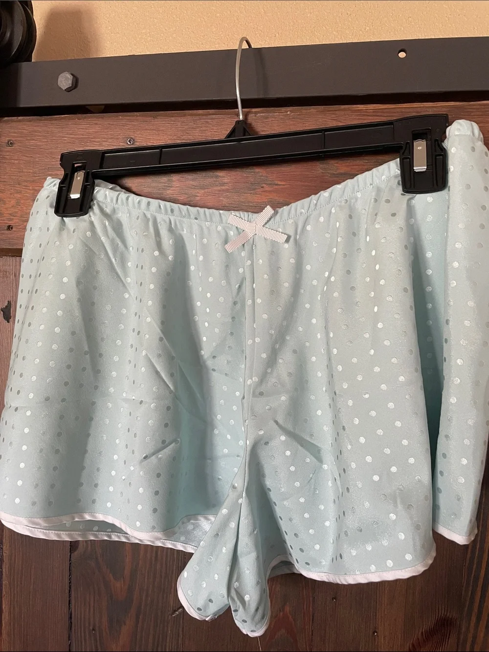kate spade Mrs. Light Blue Polka Dot Cami & Shorts Sleep Set